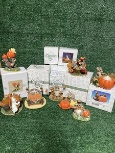 Charming Tails Bewitching Halloween Collection 8 Figurines Fall With Boxes - Picture 1 of 24