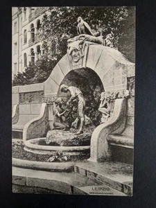 AK Leipzig - Märchenbrunnen, 1920 frankiert & gelaufen - Bild 1 von 2
