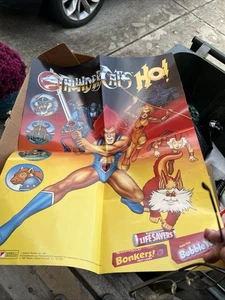 Thundercats Ho! Vintage Poster mit Lebensretter Bonkers Kaugummi Werbung - Bild 1 von 6