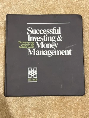 HUME Successful Investing & Money Management | Planning for Profit | Binder - Image 1 of 4