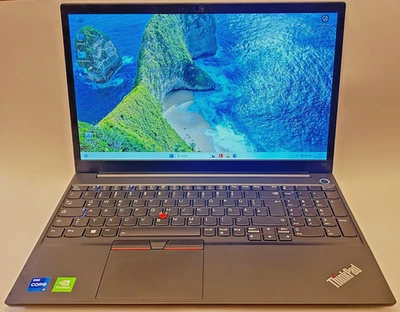 Lenovo ThinkPad E15 Gen2  i7-1165G7, 256GB SSD, 16GB RAM, NVIDIA MX450, Win11Pro - Bild 1 von 4