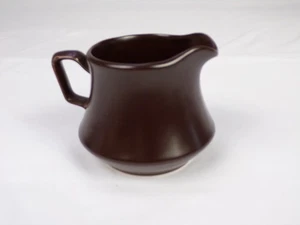 Vintage Nikko Arrowhead Stoneware Creamer  Espresso Brown 7oz K25 - Picture 1 of 5
