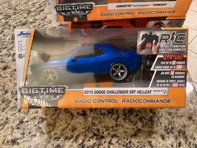 1:24 Jada R/C  Bigtime Muscle 1:24  ‘15 Challenger SRT Hellcat - Unopened - Image 1 of 4