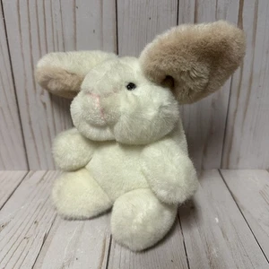 Vintage Gund Bunny Rabbit Plush White Chubby Cheeks 6 Inch 1982 - Picture 1 of 11