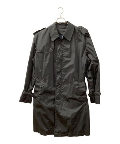 BURBERRY Trench coat nylon taglia L impermeabile antipioggia giacca a vento unisex