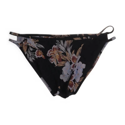 Volcom, Bikiniunterteil, Größe: S, Schwarz/Mehrfarbig, Blumen, Damen #1iq - Bild 1 von 4
