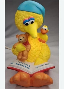 Vintage 90's Rare Sesame Street Big Bird Jim Henson Enesco Ceramic Lamp Light - Picture 1 of 12