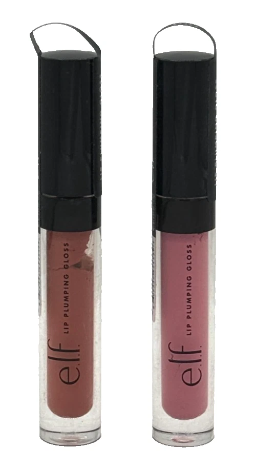 Elf Lip Plumping Gloss MOCHA TWIST and SPARKLING ROSE Pack of 2 - Without Box - - Image 1 of 1
