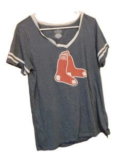 Camicia da donna 5th & Ocean MLB Boston Red Sox blu XL - Foto 1 di 10