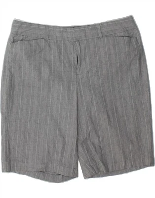 DOCKERS Womens Bermuda Shorts US 14 XL W36 Grey Check Cotton DQ77 - Image 1 of 3