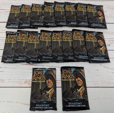 Lord Of The Rings TCG Shadows 18 Sealed Booster packs Decipher LotR - Image 1 of 2