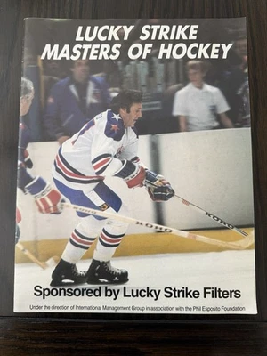 Programa Masters Of Hockey autografado Howe, Hull, Orr, Espo, 24/03/83 Meadowlands - Imagem 1 de 4