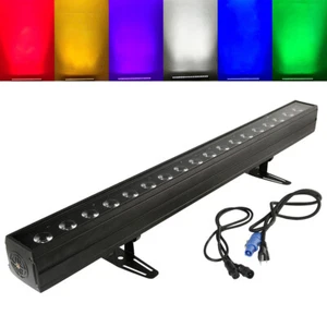270W RGBWA UV 6in1 LED Stage Wash Light Bar DMX DJ Disco Wash Wall Washer Light - Picture 1 of 8