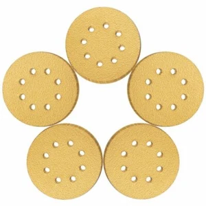 50PCS 5 in Sanding Disc 150 Grit Hook Loop 8-Hole Sandpaper Orbital Sander Paper - Picture 1 of 12