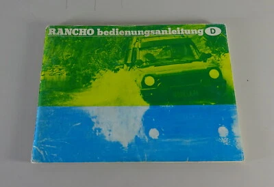 Manuale Talbot Matra Rancho Stand 09/1979 - Immagine 1 di 4