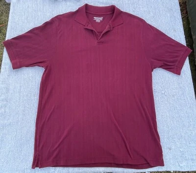 North Hudson Men's Performance Polo Shirt Size XXL Ribbed Casual T - Image 1 of 4
