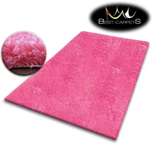 CHEAP SOFT RUGS SHAGGY 5cm PINK HIGH QUALITY nice in touch CARPETS MANY SIZE - Picture 1 of 10
