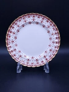 Spode Fleur De Lys Red 20 cm Side Plate-1st Quality - Picture 1 of 5