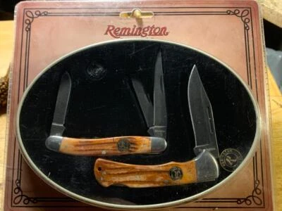 Remington American Tradition Combo Gift Tin 3 1/2" Pocket Knife Set R15682 - Image 1 of 4