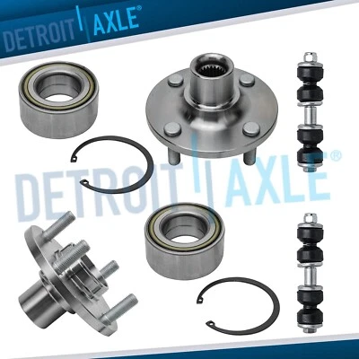 Conjunto de cojinete de cubo de rueda delantera barra estabilizadora para Dodge Plymouth 1995-1998 neón 4 tacos Foto 1 de 4