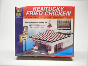 LIFE-LIKE TRAINS HO SCALE KENTUCKY FRIED CHICKEN BUILDING store LIFE1394 NEW