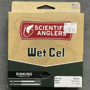 NUEVO Scientific Anglers Wetcel Tipo IV Líneas de hundimiento de propósito general 80 pies WF-5-S - Imagen 1 de 3