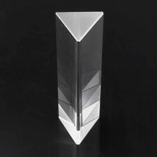 100x30x30mm Triangular Prism Optical Prisms Glass Physics Teaching Refracted