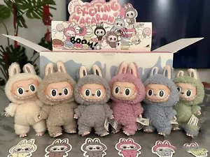 100% Authentic POP MART LABUBU The Monsters Exciting Macaron Plush Dolls Toy - Picture 1 of 35