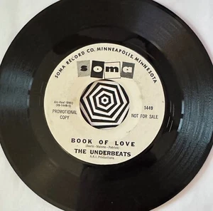 NM! Book of Love/ Darling Lorraine by The Underbeats (PROMO 1966 45) Rock Garage - Picture 1 of 2