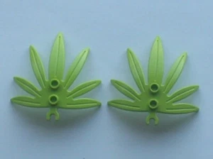 2 x LEGO Lime Plant Leaves 6 x 5 Swordleaf Clip Ref 30239 Set 70104 70105 - Bild 1 von 1