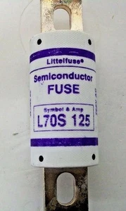 Fusible semiconductor Littelfuse L70S 125 125 125 amperios 700 voltios - Imagen 1 de 3