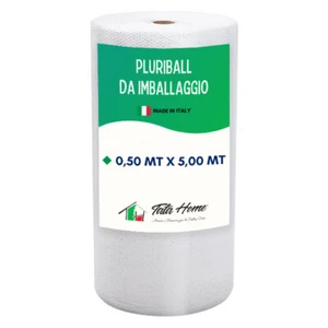 PLURIBALL Rotolo 0.50 x 5 metri da imballo bolle d'aria imballaggio spedizioni - Foto 1 di 5