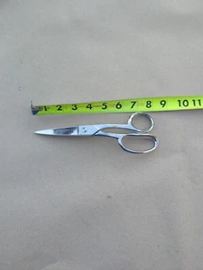 Vintage Gingher Scissors 8 Inch Offset Angle Curved Scissors - Picture 1 of 9