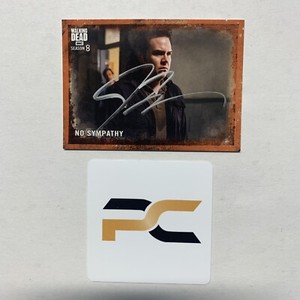 WALKING DEAD SEASON 8 JOSH MCDERMITT/EUGENE PORTER AUTOGRAPH CARD SIGNED COA