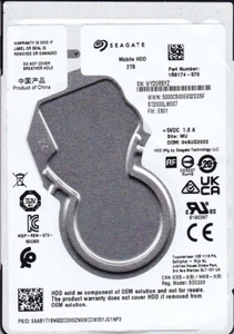 ST2000LM007 p/n: 1R8174-570 s/n: WY2 f/w: EB01 WU AUG 2022 2TB SATA 2.5" SEAGATE - Picture 1 of 5
