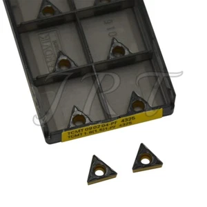 10pcs CNC TCMT090204-PF 4325 TCMT1.8(1.5)1-PF 4325 Carbide Turning Inserts - Picture 1 of 6