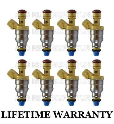 ✅Inyectores de combustible originales Bosch 8x para Mercedes-Benz S500 SL500 1995 5,0 L Foto 1 de 2