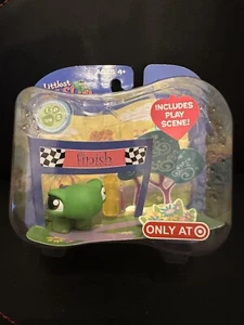 Littlest Pet Shop Zielscheibe exklusiv nicht mehr produziert #316 Schildkröte mit Ziellinie Spielszene - Bild 1 von 3