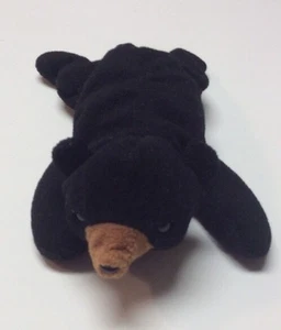 TY Beanie Ritirato Bambino BLACKIE L'Orso Nero Senza Etichetta da Appendere - Foto 1 di 5