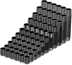 OQCB3400 Assortimento 3/4 Pollici, Nippli Filettati Malleabili, Raccordi per Tubi in Acciaio per - Foto 1 di 9