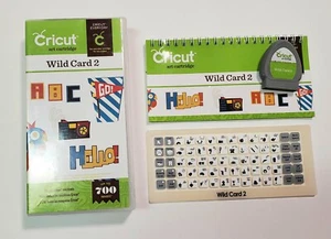 Cartucho Cricut WILD CARD 2 Arte 700 Imágenes Capas Características Frases Números de Fuente - Imagen 1 de 4
