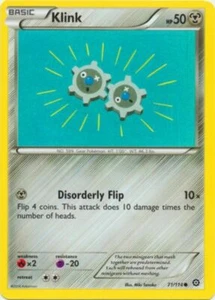 Pokemon Card Klink 71/114 Common - XY Steam Siege Free Postage - Picture 1 of 2
