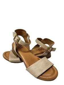 MIZ MOOZ WOMEN'S ANKLE CLOSURE SANDALS SAND 37EU / 7US # A-13 - Picture 1 of 4