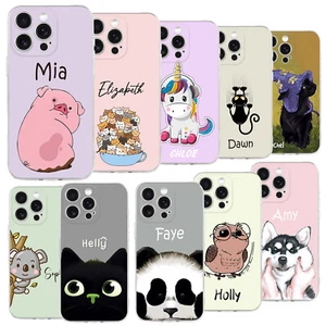 Slim Fit Silicone Phone Case For iPhone 15 Pro Max 16e 13 14 12 Customized Cover - Picture 1 of 95