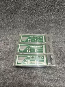New LOT OF 3 Box Powernail L125-20GA 1-1/4” Flooring L-Cleat Nails (1000ct EA) - Picture 1 of 3