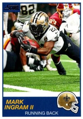 2019 Score Mark Ingram II New Orleans Saints #266 - Image 1 of 2