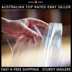 50 x Record Outer Sleeves for Single Vinyl 12” LP’s Blake Crystal Clear Premium - Picture 1 of 5