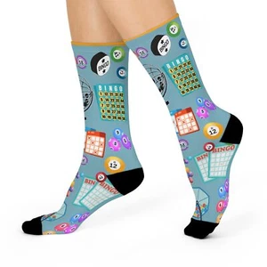 Bingo Game Night Socken! Unisex 1 Größe gepolstert leicht bunt Original - Bild 1 von 7