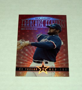 1997 Donruss Franchise Features 10 Mo Vaughn w/Clark (#/3000)  $.99 Shipping!