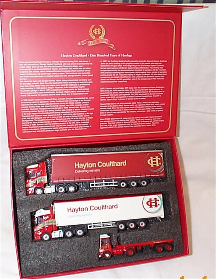 Oxford Diecast 76SET45 Hayton Coulthard Centenary Set
